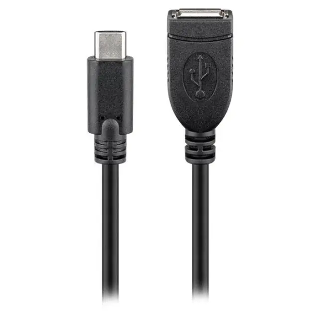 Καλώδιο-προέκταση USB High-Speed Type-C αρσ. - USB A θηλ. 0,20m.