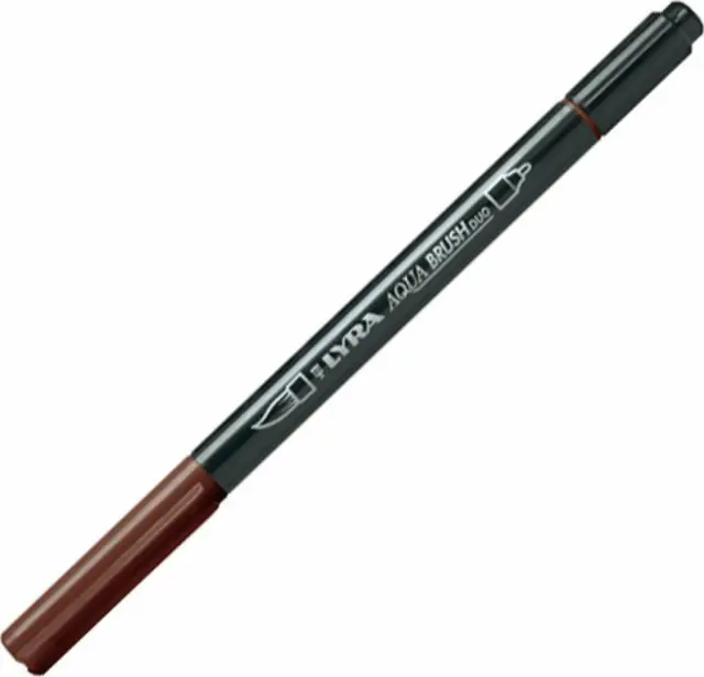 Μαρκαδόρος Πινέλο Lyra Aqua Brush Duo Deep Sepia/ 6520075 (Lyra)