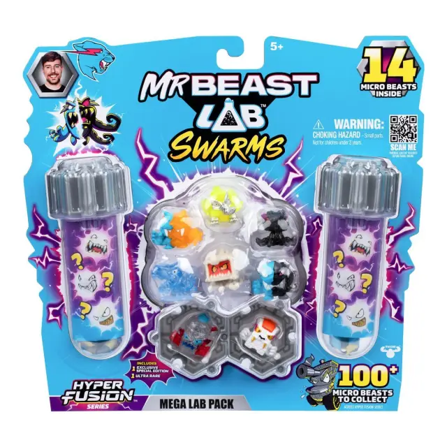Φιγούρες 14τμχ MrBeast Lab Hyper Fusion Lab Pack