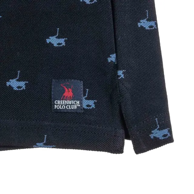 Μπλούζα Greenwich Polo Club πικέ με μοτίβο 3