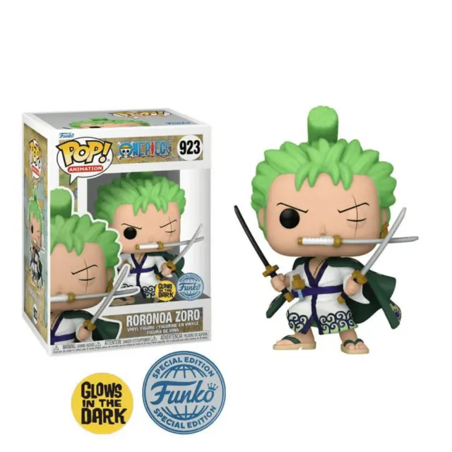 #923 One Piece: Roronoa Zoro Glow In The Dark - Funko POP! Special Edition