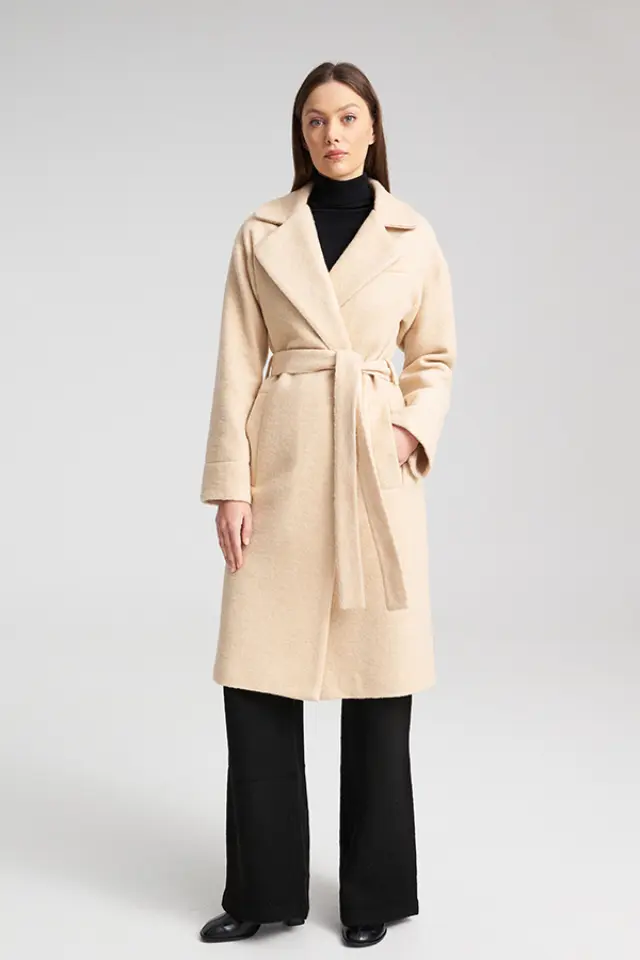 Κλασικό Παλτό με Ζώνη MELLIO COAT - S