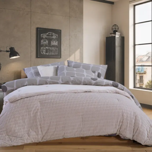 Κουβερτοπάπλωμα Μονό Elaisa 160x220 Nef Nef Homeware, ΥΦΑΣΜΑ:100% ΠΟΛ-ΕΣΩΤ:100% ΠΟΛ - CREAM (041168) 2