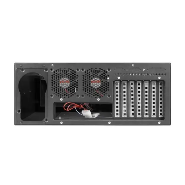 Lanberg Rackmount Server Chassis ATX 450/10 19" 4U (SC01-4504-10B) 2