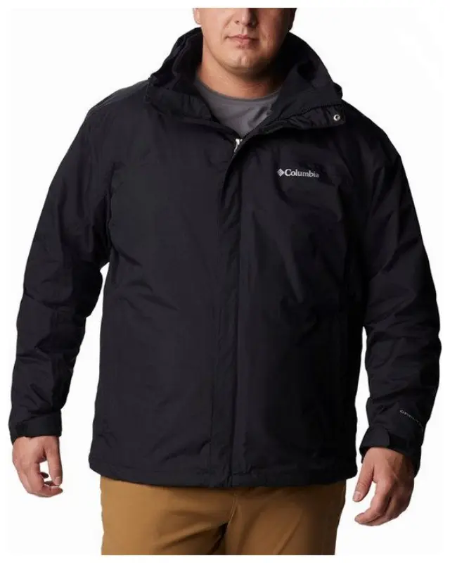 Mission Air Jacket Black Ανδρικό Μπουφάν Υπερμεγέθη Columbia - 1629194-010 - 6XL