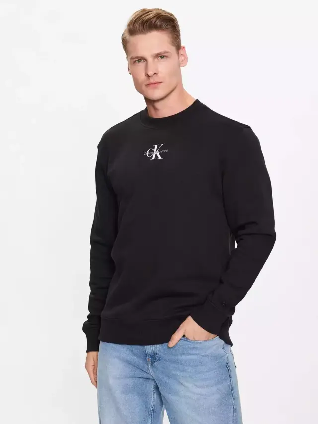 Calvin Klein - Ανδρικό Φούτερ J30J323434-BEH Μαύρο - 2XL