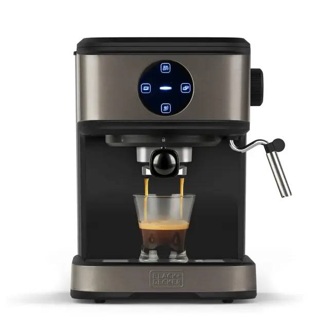 Black & Decker BXCO850E Μηχανή Espresso 850W Πίεσης 20bar Μαύρη