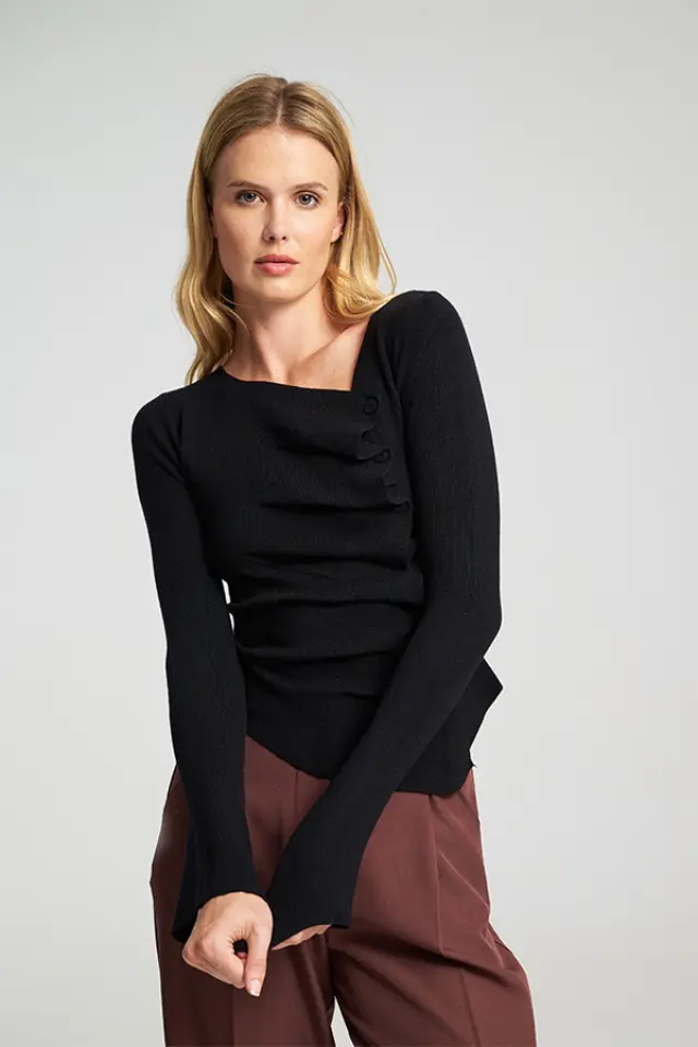 Ασύμμετρο Πλεκτό PAULA CARDIGAN - XS