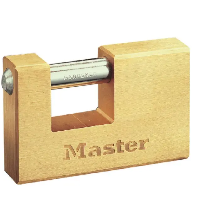 Master Lock - 608EURD Oρθογώνιo Λουκέτo με Ατσάλινο Λαιμό