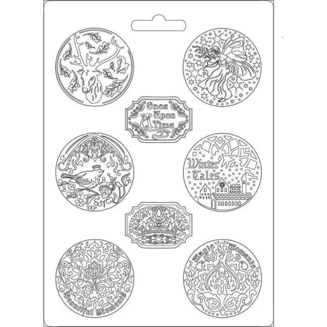 Εύκαμπτο Καλούπι για Σαπούνι-Γύψο - 21x29.7cm - Fairy