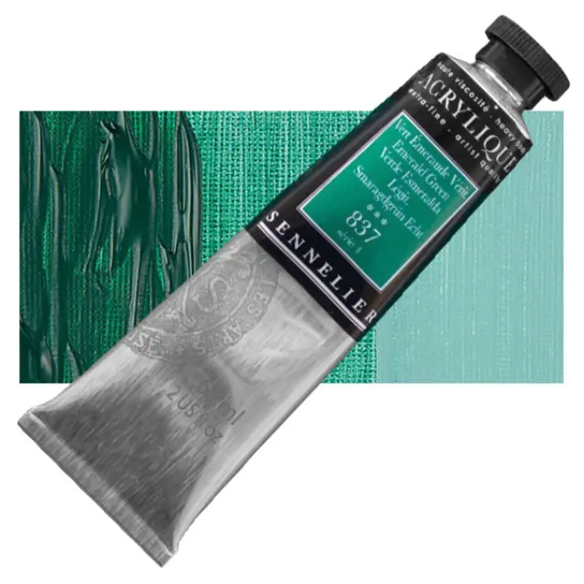 Ακρυλικό Sennelier Extra Fine - 837 Emerald Green S4 - 60ml