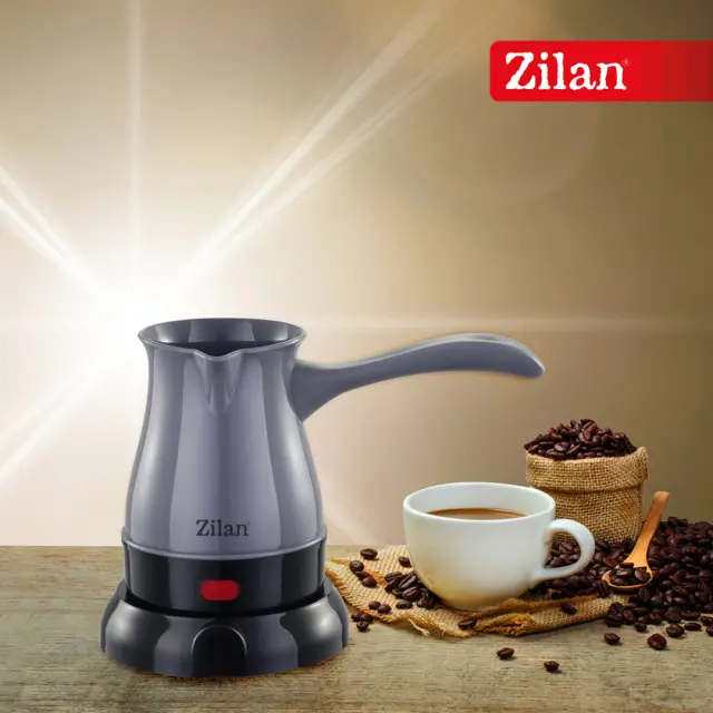 Zilan Ηλεκτρικό Μπρίκι Γκρι 300mL 600W ZLN0189-GRY 2