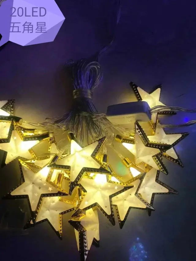 Χριστουγεννιάτικα φώτα - Stars - 20Led - Warm White - 210245 2