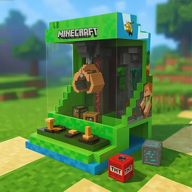 Ambassador® MAM Claw Crane Minecraft Arcade 3
