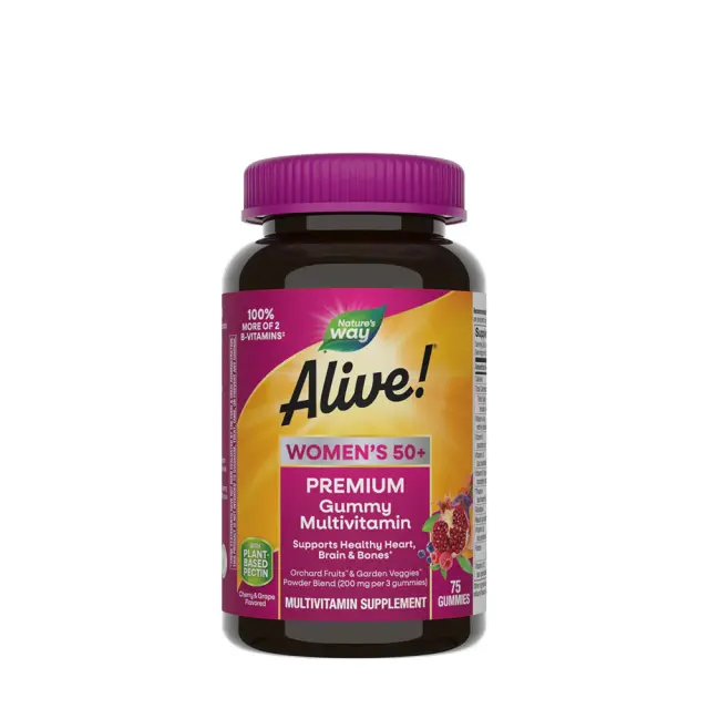 Nature's Way Alive!® Premium Women’s 50+ Gummy Multivitamin