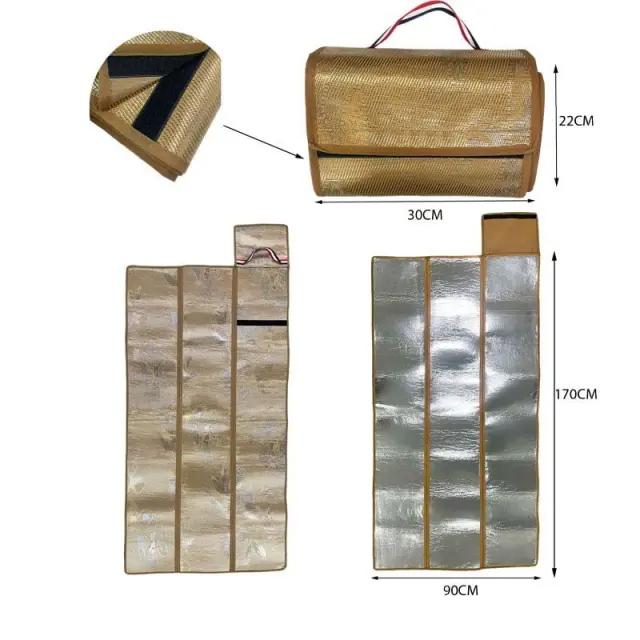 Ψάθα παραλίας 90x170cm - Bamboo beach mat 099008 2