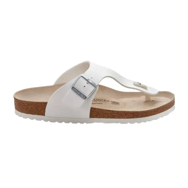 Birkenstock Σαγιονάρες Unisex Birko-Flor(ανθεκτικό υλικό της Birkenstock-επιτρέπει την επαφή με το νερό) Άσπρο BIR/RAMSES 044731 WHITE B-