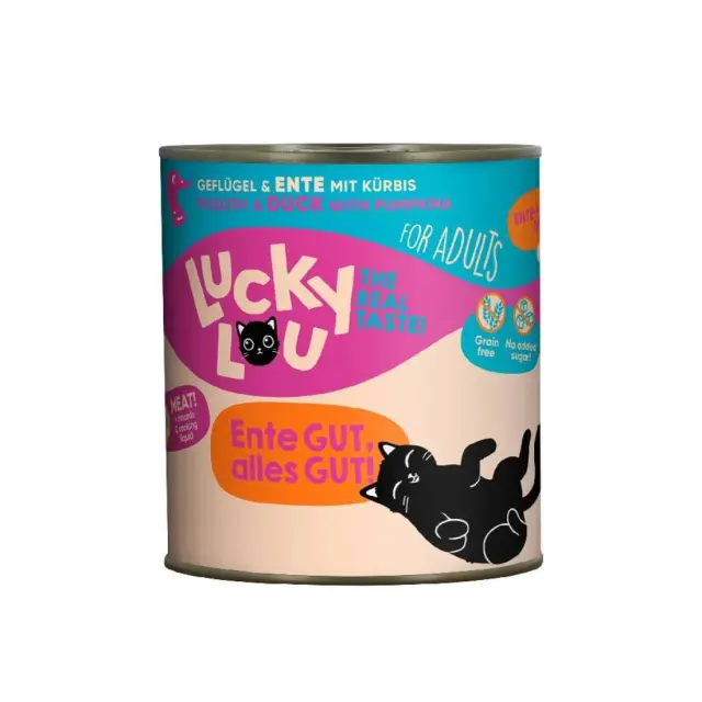 Lucky Lou LifeStage Adult Πουλερικά & Πάπια (με Κολοκύθα) 800gr