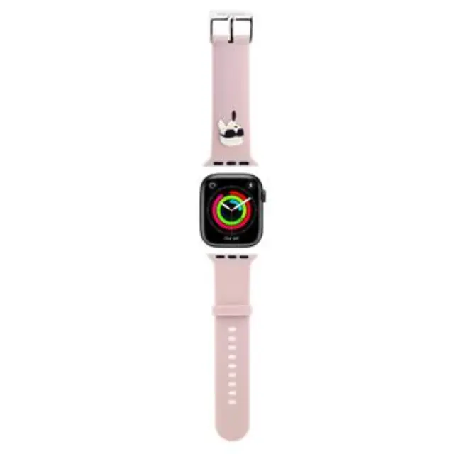 Karl Lagerfeld Karl Head NFT Watch Strap for Apple Watch 42/44/45/46/49 Pink