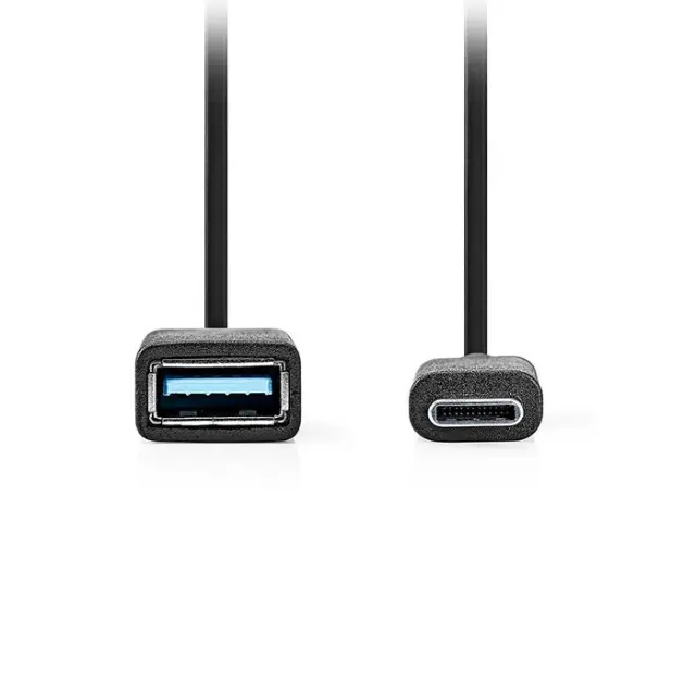Καλώδιο OTG, USB 3.2 Gen 1x1 Type-C αρσ. - USB Α θηλ., 0.15m.