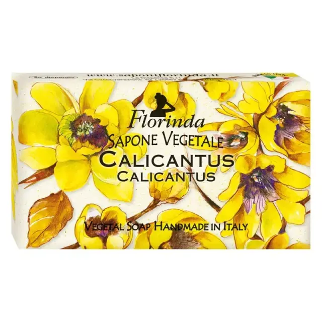 FlORINDA Magic of Flowers Calicantus Vegetal Soap Bar 100g 3.5oz