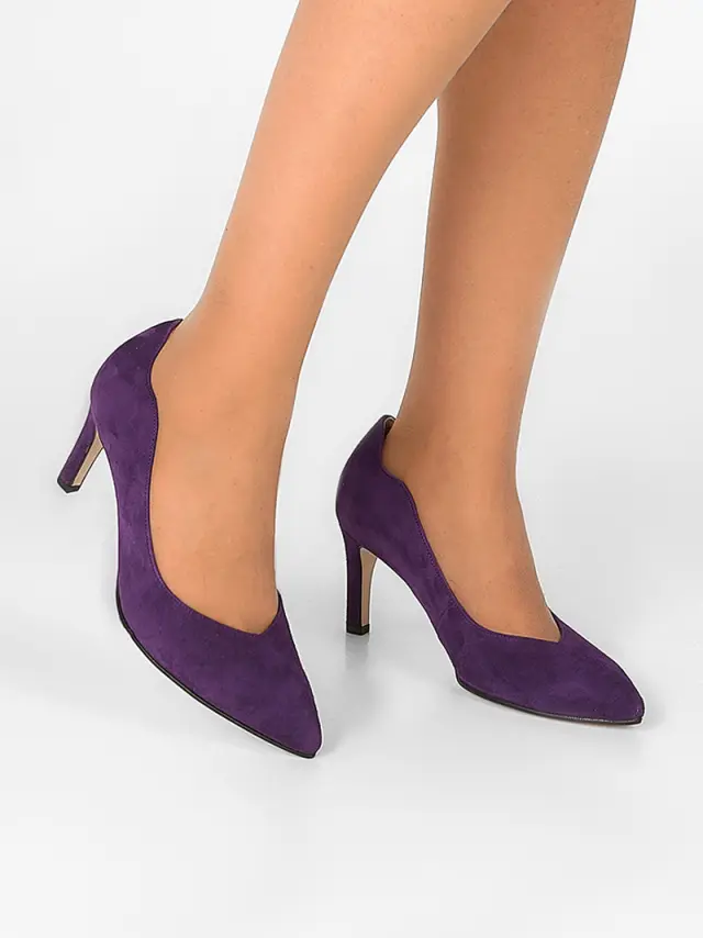 Gabor Γόβες Γυναικείο δέρμα Nubuck Μωβ GAB/31381 13-PURPLE 2