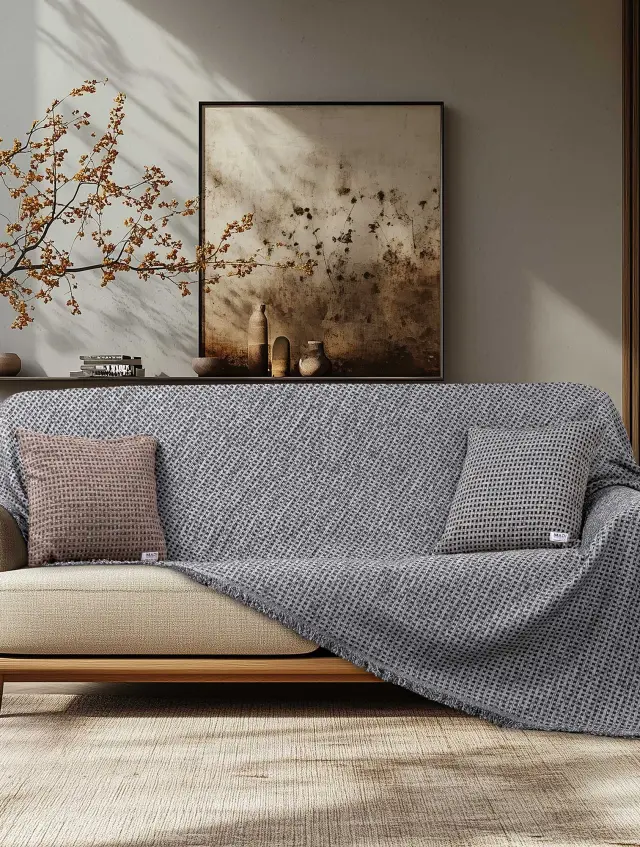 Διακοσμητικό Μαξιλάρι MOUVE GREY MADI 45 x 45 εκ. 2