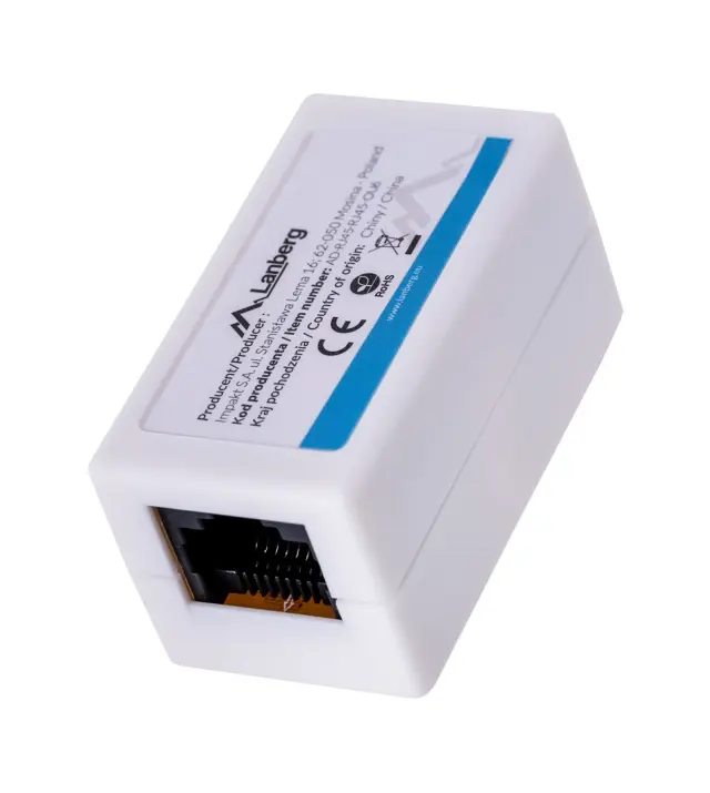Lanberg AD-RJ45-RJ45-OU6 network splitter White