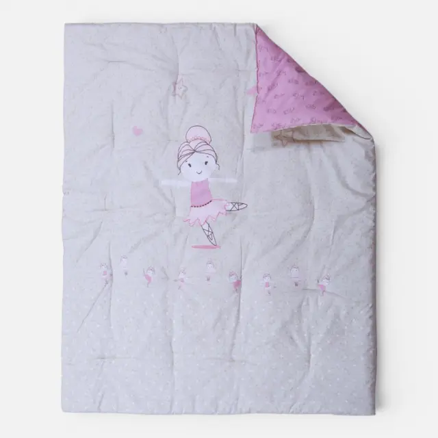 Πάπλωμα Βρεφικό Ballerine World 110x140 Nef Nef Homeware, ΥΦΑΣΜΑ:100%BAMB-ΕΣΩΤ:100%ΠΟΛ - GREEN (040806)
