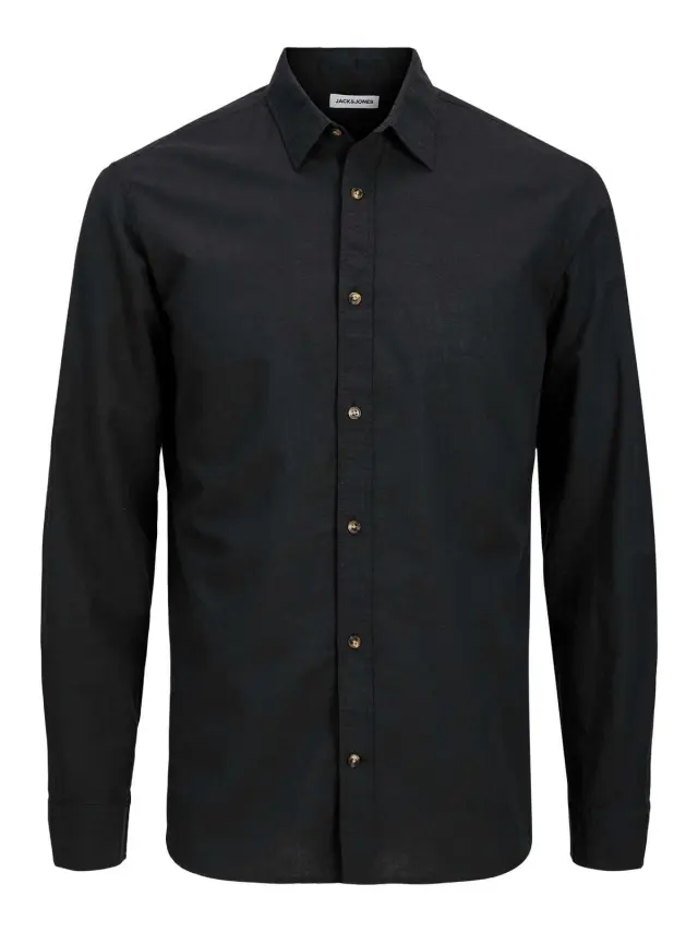 JJESUMMER SHIRT LS SN Black - S