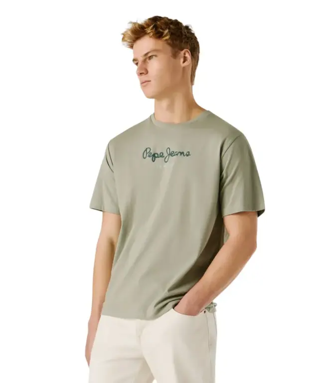 Pepe Jeans - Ανδρικό T-shirt Eggo N PM5010178-701 Λαδί 2