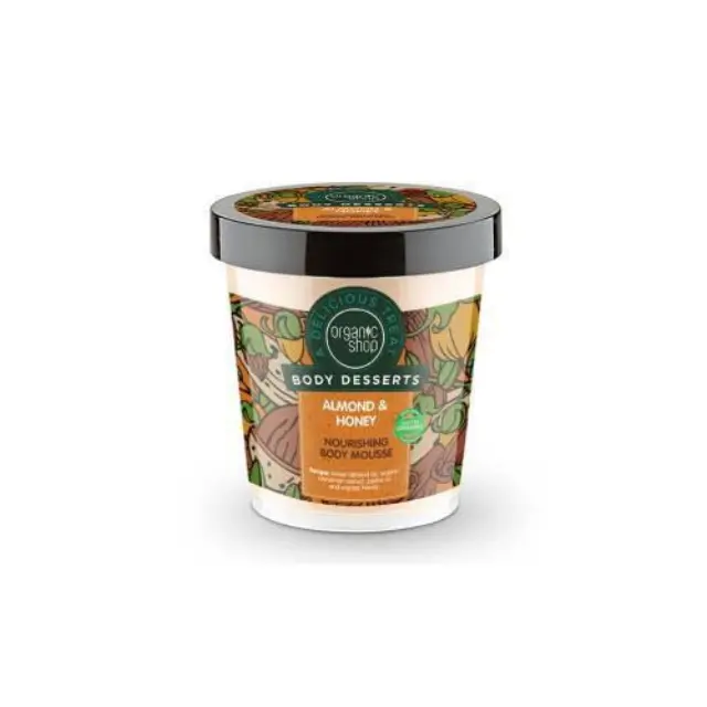 NATURA SIBERICA - ORGANIC SHOP Body Dessert Almond & Honey Αμύγδαλο & Μέλι Μους θρέψης σώματος - 450ml