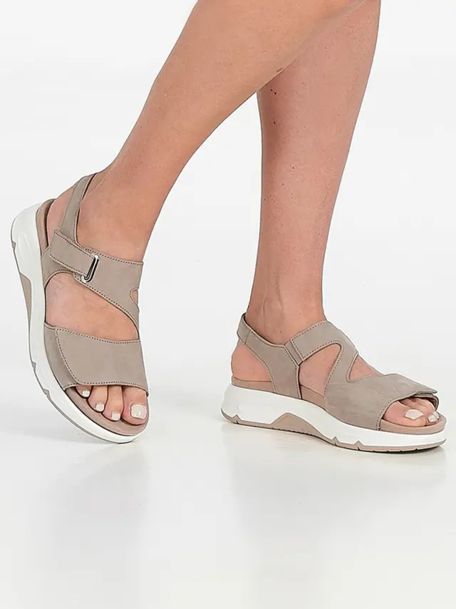 Gabor Πέδιλα Γυναικείο δέρμα Nubuck Μπεζ GAB/86885 43-LEINEN 2