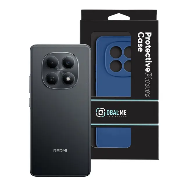 OBAL:ME Matte TPU Cover for Xiaomi Redmi Note 15 4G/5G/Poco M8 5G Dark Blue 3