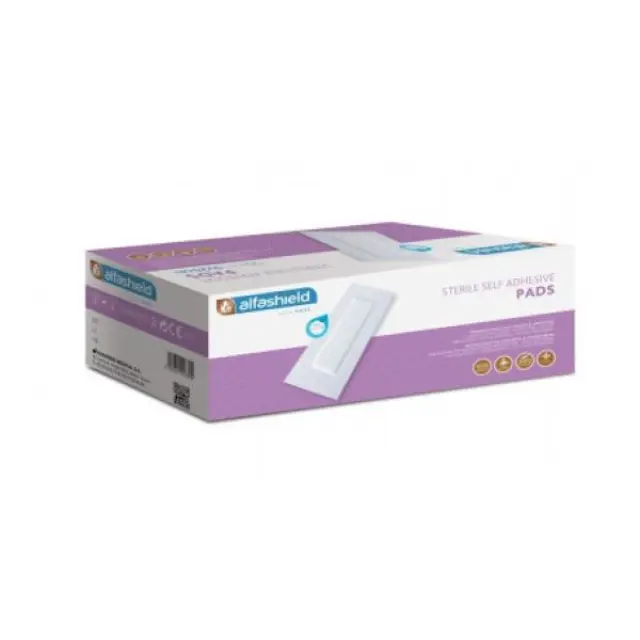Alfa Gauze Αποστειρωμένα Αυτοκόλλητα Επιθέματα 10x8cm, 50τμχ