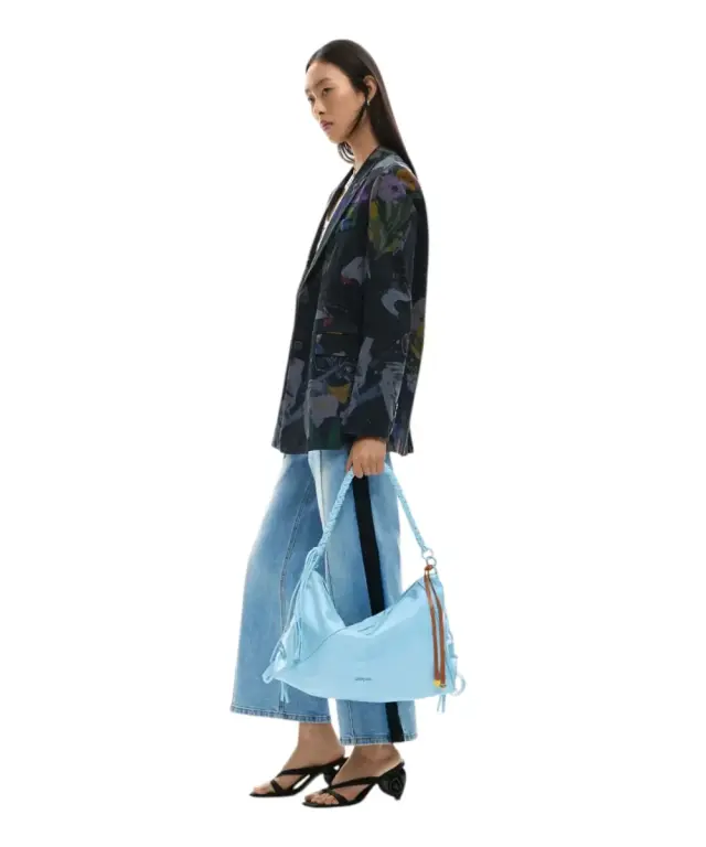 Desigual - Γυναικεία Τσάντα Ώμου Rodio Leiria 26SAXPBP-5048 Γαλάζιο 2