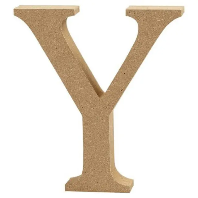 Γράμμα βάσης Mdf 13cm, πάχος 2cm - Y