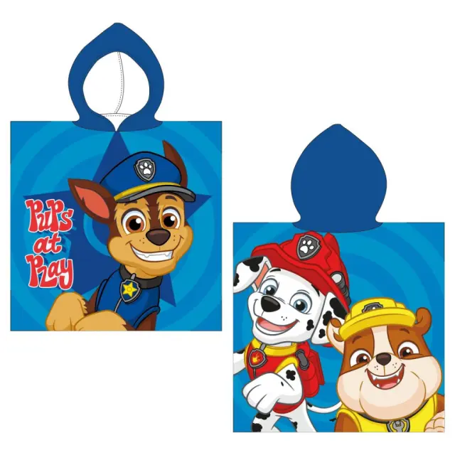 Paw Patrol Πετσέτα Πόντσο 50×115 εκ. Μπλε