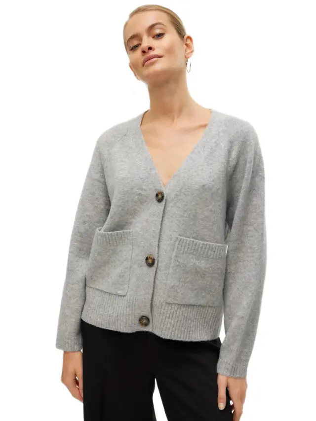 Vero Moda γυναικεία κοντή πλεκτή ζακέτα VMBOOM 10320457-2