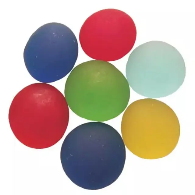 Γυάλινες Πέτρες Καμπουσόν - Multicolour Mix Frost - Ø15-20mm - 100gr