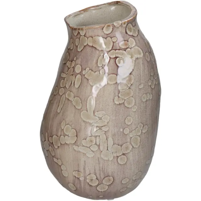 Βάζο Μοβ Κεραμικό 19.5x19.5x31cm