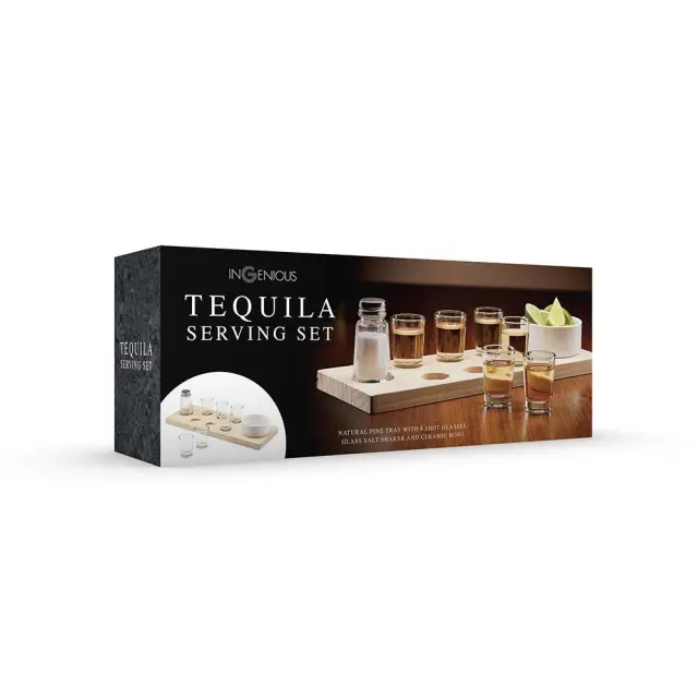 The Source® Tequila Serving Set με 6 x Ποτήρια / Αλατιέρα & Μπολ 2