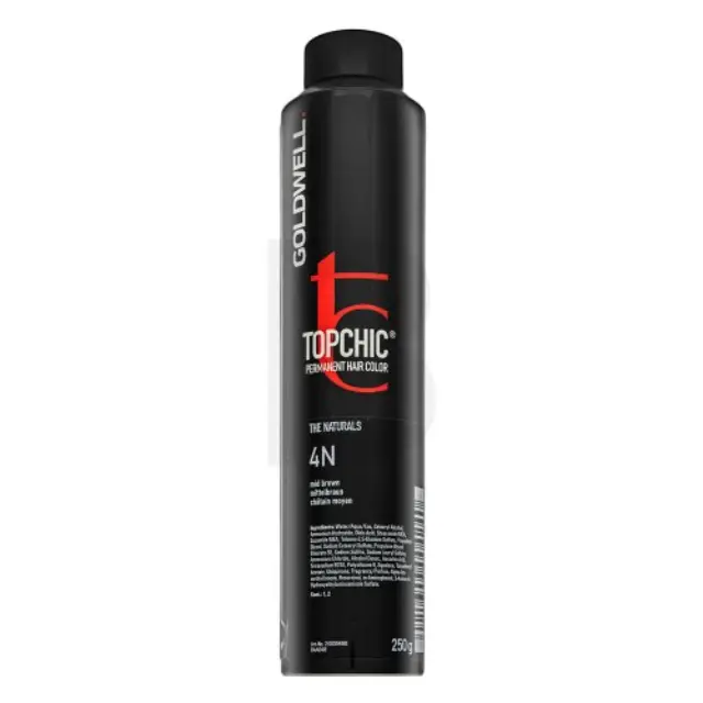 Goldwell Topchic Hair Color professional permanent hair color for all hair types 4N 250 g
