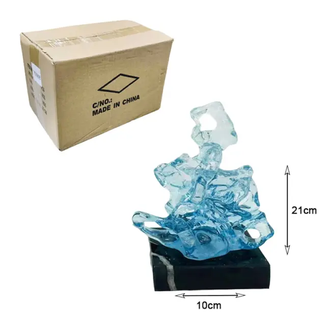 Γυάλινο Διακοσμητικό Γλυπτό - Glass Sculpture Decor 0107004 3