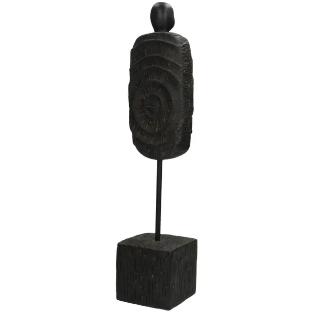 Διακοσμητικό Φιγούρα Μαύρο Polyresin 10.5x9.7x45cm 3