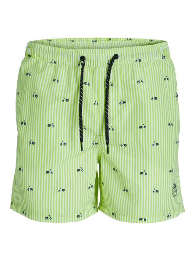 JPSTFIJI JJSWIM MINI STRIPE LY Acid Lime - S
