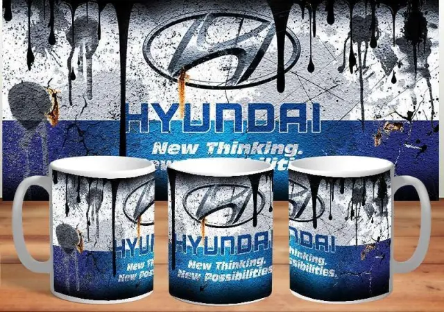κούπα hyundai 2 κεραμική 330ml λευκη με συσκευασία δώρου " με δυνατότητα προσθήκης ονόματος η ευχές (fx)