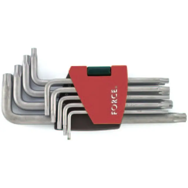 SET ALLEN TORX ΜΕ ΤΡΥΠΑ 9τμχ FORCE