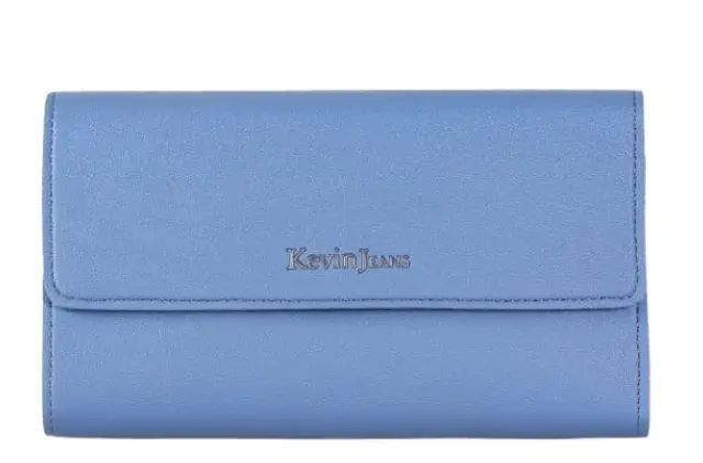 Γυναικείο πορτοφόλι Kevin μπλε ανοιχτό 1286lady74