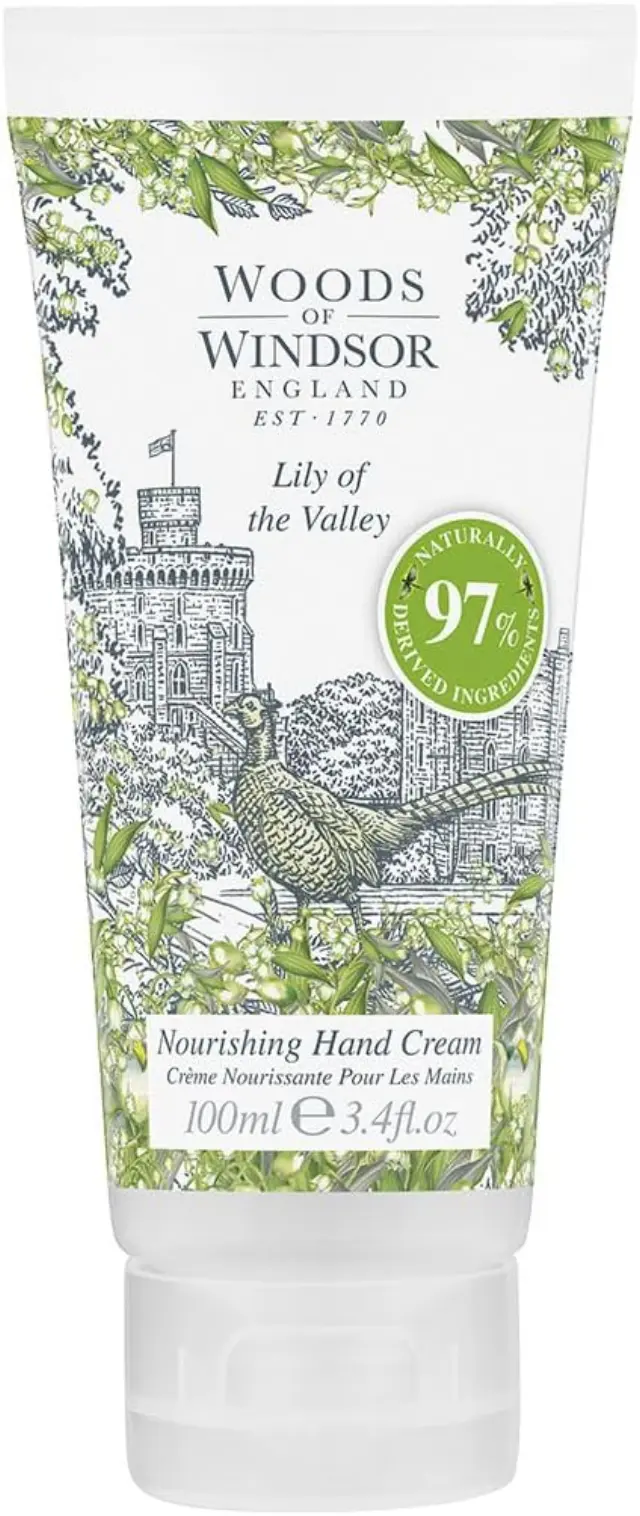WOODS OF WINDSOR Nourishing Hand & Nail Cream Lily of the Valley Θρεπτική Κρέμα χεριών και νυχιών 100ml 2